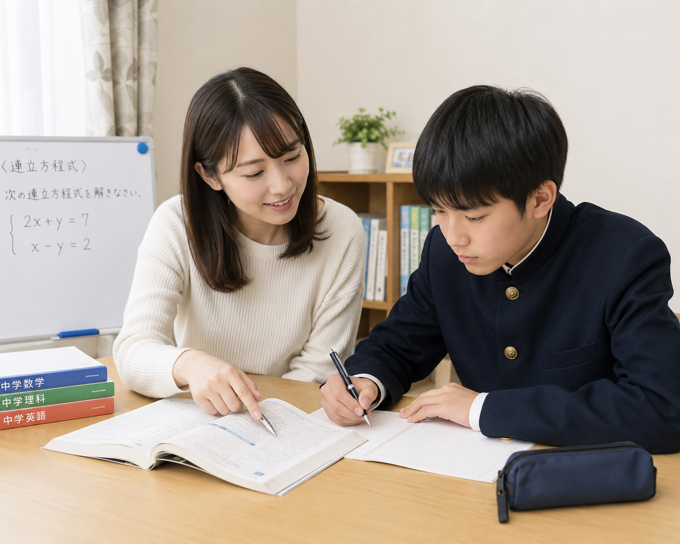 家庭教師の画像